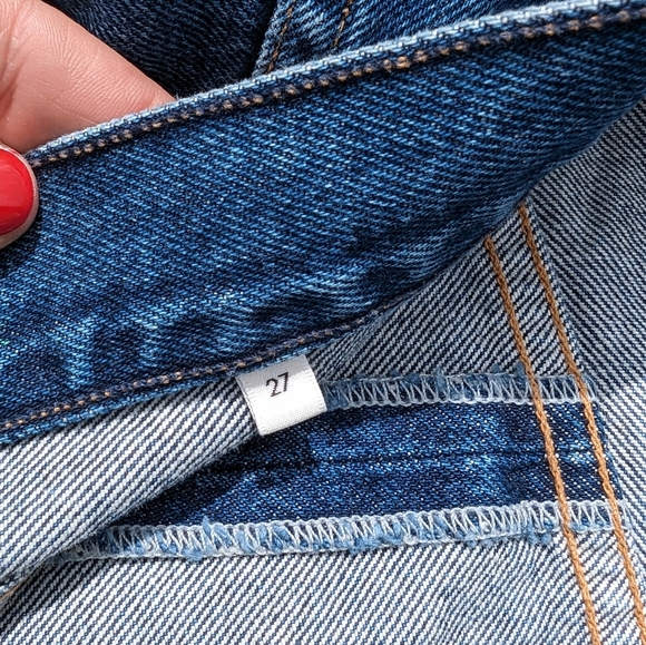 Aritzia / COh citizens collab liv straight crop jean sz 27 - Picture 5 of 9